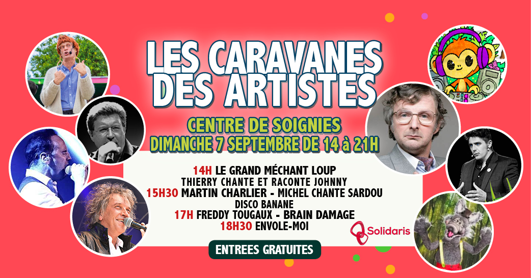 Les Caravanes des artistes à Soignies